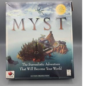 Myst PC Video Game Win 95 Best Selling CD ROM of All Time RedOrb & Strategy Book